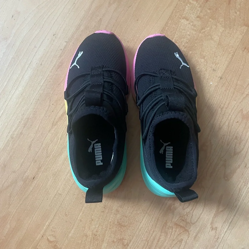 Puma One4All Fade black/fast pink/mint - Picture 7 of 7